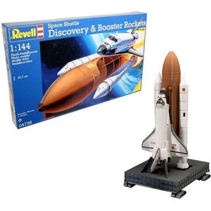 1:144 Revell 04736 Space Shuttle Discovery + Booster Rockets Plastic Modelbouwpakket