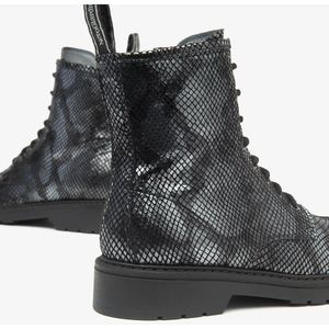 Nerogiardini - Turandot Tr Padova - Lichte Zwarte Laarzen - Enkellaarsjes