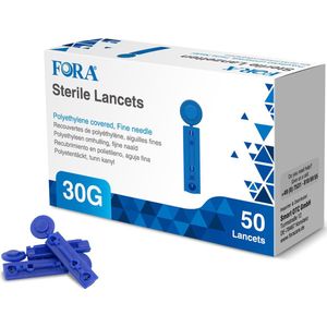 FORA 6 Ketonen Teststrips + FORA Lancetten 30G (Combo Product)