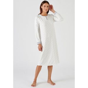 Damart - Nachthemd interlock mesh Thermolactyl - Wit - 38-40 (S)