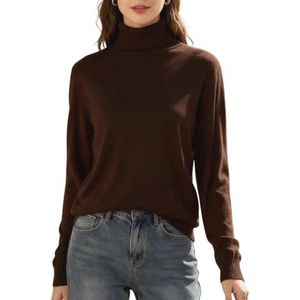 Dames Zachte Coltrui van Kasjmier Mix