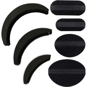 Sponzen bump up tools - 7 stuksHaarclips haarbasisclip voor haarstyling - 7 stuksStyling pads voor krullen - 7 stuksZachte accessoires voor doe-het-zelf coiffure - 7 stuks