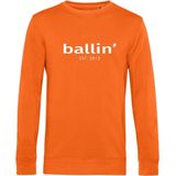 Ballin Est. 2013 - Heren Sweaters Basic Sweater - Oranje - Maat M