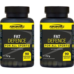Performance - Fat Defence (2 x 90 capsules) - Afslankpillen - Chitosan - Voordeelverpakking