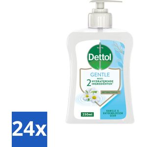 Dettol - Handzeep - Gentle - Kamille & Katoenbloesem - 250 ml - Voordeelverpakking - 24 stuks