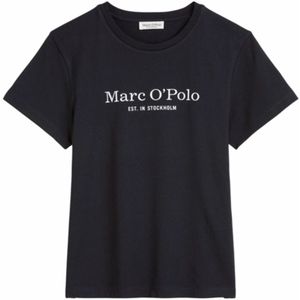 Marc O'Polo - T-Shirt - Deep Night Blue - Dames - Regular Fit