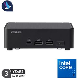 Asus NUC Mini PC | Intel Core 3 - 100U | 32 GB DDR5 | 1 TB SSD - Kingston NV3 SSD | Windows 11 Pro