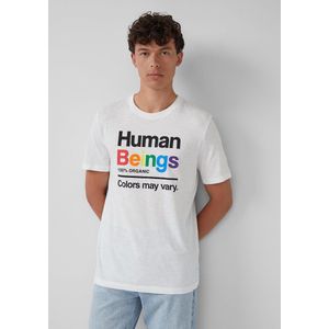 T-shirt - Casual - Met Opvallend Pride-motief - Ronde Hals