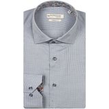 Giordano - Lange mouw overhemd - Heren - M - Blauw - Katoen - 527840