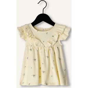 Quincy Mae Sleeveless Ruffle V Dress Unisex - Jurk - Wit - Maat 92/98