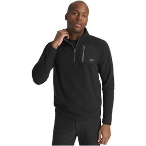 Calvin Klein Golf Planet Fleece Met Halve Rits Zwart XL Man