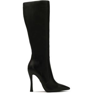 Kazar - Knielaarzen - Zwart - Leer