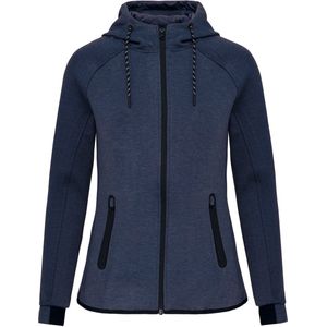 PROACT® Damesjas met capuchon performance PA359 - French Navy Heather - XXL