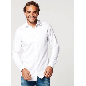 SKOT Fashion Duurzaam Overhemd Heren Circular White - Wit - Maat XXL