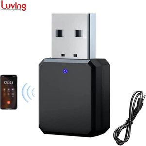 Luving - KN318 - Bluetooth Ontvanger & Zender - 5.1 - 3.5MM Aux