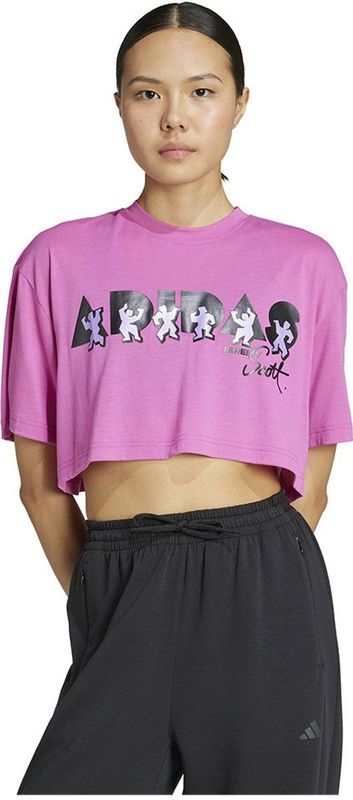 adidas - X Jeremy Scott - T-shirt - Roze - Korte Mouwen