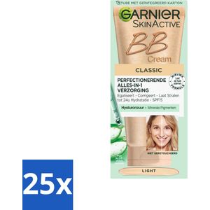 Garnier - SkinActive - BB Cream Classic Light - 5-in-1 Verzorging - 50 ml - Bulkverpakking - 25 stuks
