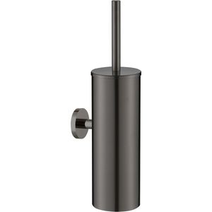 Plieger Vigo Toiletborstelhouder – Wandbevestiging – 38 cm – 10 jaar garantie – Geborsteld Gunmetal
