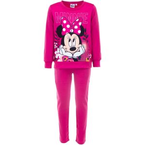 Disney Minnie Mouse set / Joggingpak - Trainingspak - Huispak - Roze - Maat 116/122 (7 jaar)