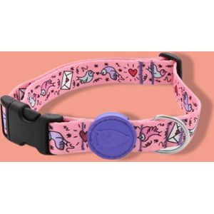 Morso - Halsband Hond Gerecycled Sweet Tweet Roze