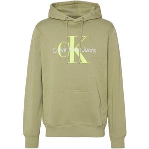 Calvin Klein - Monogram Logo Hoodie - Faded Olive