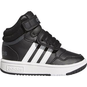 adidas Performance Hoops Mid Schoenen - Kinderen - Zwart- 27