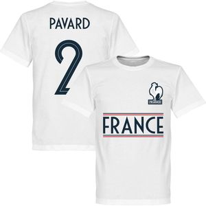 Frankrijk Pavard 2 Team T-Shirt - Wit - XXXXL