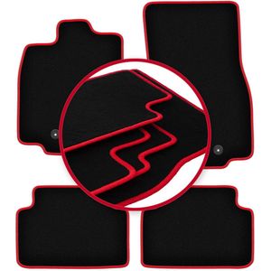 CARLUX-RED automatten voor: Jaguar XF I 2WD X250 sedan, stationwagen (2007-2015)