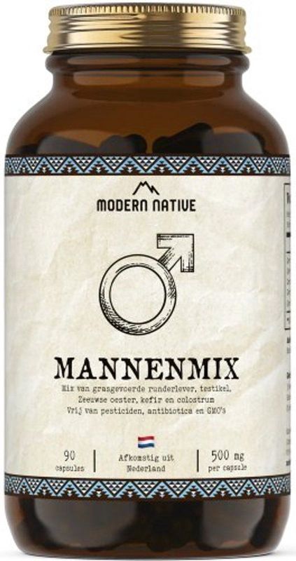 Modern Native - Mannenmix - Voedingssupplement - 90 Capsules