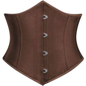 Vintage Steampunk Corset Riem voor Dames met Vetersluiting