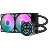 Darkflash - DN-D240 - Vloeistofkoeling - 240 mm - Met ARGB-achtergrondverlichting