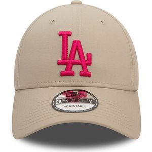 New Era LA Dodgers League Essential Light Beige 9FORTY Adjustable Cap