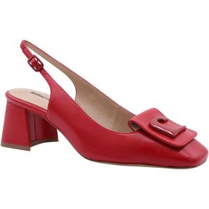 Lola Cruz - Slingback Sandalen - Geel - Leer