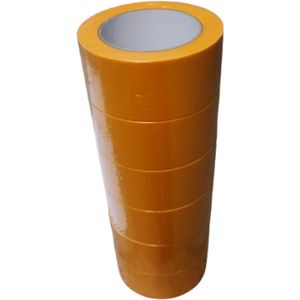 Afplaktape gold 50mm breed 6 stuks