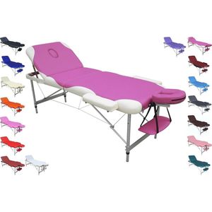 Vouwbaar en Lichtgewicht Portatief Massagetafel met Opbergtas voor Fysiotherapie en Esthetiek
