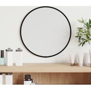 vidaXL-Wandspiegel-rond-Ø30-cm-zwart