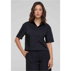 Urban Classics - Oversized shirt Blouse - L - Zwart