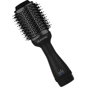 Auronic - 3-in-1 Föhnborstel - Zwart - Airstyler - 1000W - Ø 45 mm