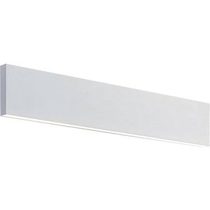 Lindby - LED wandlamp - 2 lichts - staal - H: 8 cm - wit - Inclusief lichtbronnen