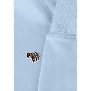 Paul Smith Mens Reg Fit Sweatshirt Zebra Truien & Vesten Heren - Sweater - Hoodie - Vest- Lichtblauw - Maat XL