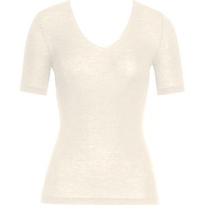 Hanro Woolensilk Sportshirt/Thermische shirt - 0795 White - maat 40 (40) - Dames Volwassenen - Polyester- 071417-0795-40