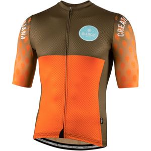 Bianchi Milano TIRANO Fietsshirt korte mouwen Heren Olijfgroen Oranje - VERDE OLIVE ARANCIO - XL