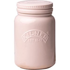 Kilner voorraadpot in aardewerk oudroze 600ml