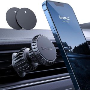 Magnetische autotelefoonhouder Vent 2024 Upgrade 6X N52 Sterke Magneten Universele Mobiele Telefoon Mount voor iPhone Samsung Huawei & Alle Smartphones - 360 Roterend
