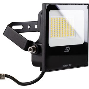 LED's Light Floodlight 8000 - Waterbestendig en Kantelbaar - 50W