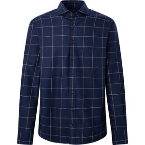 Hackett Hm309619 Shirt Met Lange Mouwen Blauw L Man