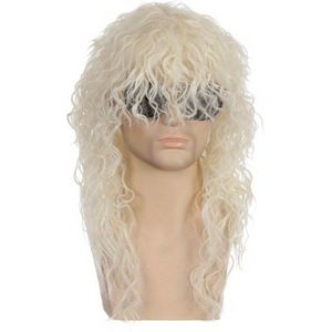 Xerolax Pruiken Heren - Haarstuk - Pruik Man - Mannen - Wig - Carnaval - Licht Blond