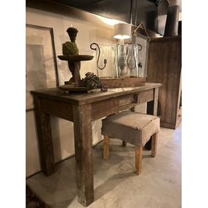 AURA PEEPERKORN | SIDETABLE| OLD FARM| OUD HOUT|200 CM LANG