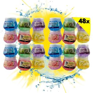 TronicXL Set van 48 Luchtverfrissers Geurparels - langdurige frisheid - Diffuser Geurbolletjes Mix Set voor uw Woning, Badkamer, WC, en meer – Automatisch