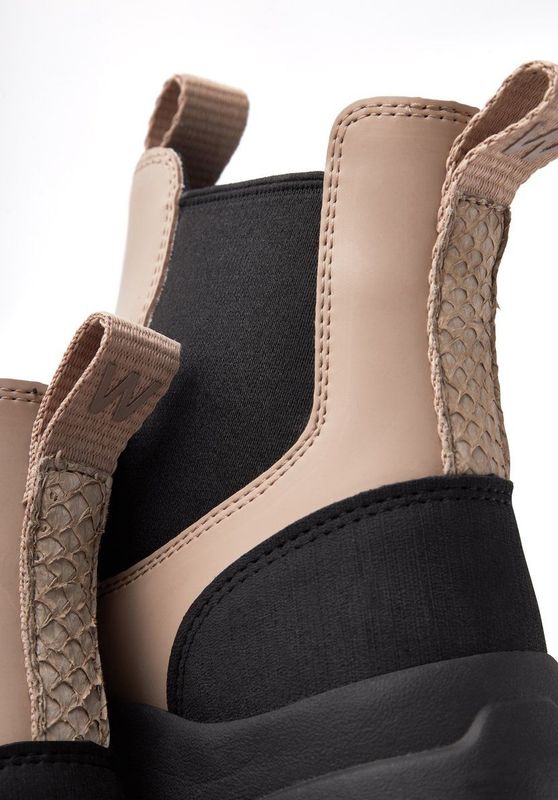 WODEN - Chelsea Boots - Pastelroze / Zwart